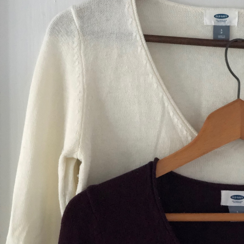 Two casual sweaters